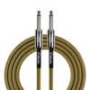 Kirlin IWCC201BY 10ft Tweed Entry Woven Instrument Cable with Chrome Ends [KIWCC201BY-10]
