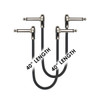 Kirlin 40" Flat Connector Black Patch Cables 2-Pack