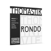 Thomastik R003A Rondo Violin D String Silver Wonud - Tube of 12 strings