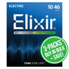 Elixir 16552 Optiweb Electric  10-46 3 Pack Light Elixir 16552 Optiweb Electric  10-46 3 Pack Light