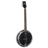 ORTEGA Raven Series Banjo 6 String Lefty - Mahogany Black + Bag