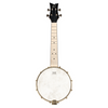 ORTEGA Banjolele Series Concert Ukulele 4 String Lefty - Maple Natural + Bag