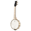 ORTEGA Banjolele Series Concert Ukulele 4 String Lefty - Maple Natural + Bag