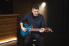 ORTEGA TourPlayer DeLuxe Nylon String Guitar 6-String - Flamed Maple Blue + Gig Bag