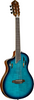 ORTEGA TourPlayer DeLuxe Nylon String Guitar 6-String Lefty - Flamed Maple Blue + Gig Bag