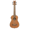 ORTEGA Lizard Series Short Scale Fretless Uke Bass 4 String - Mahogany Natural + Bag