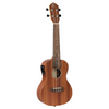 ORTEGA Timber Series Concert Preamp Ukulele 4 String - Sapele Natural + Bag