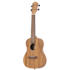 ORTEGA Timber Series Concert Preamp Ukulele 4 String Lefty - Zebrawood Natural + Bag