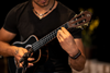 ORTEGA Onyx Series Tenor Ukulele 4 String - Spruce / Mahogany Black + Bag