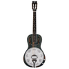 ORTEGA Americana Series Resonator Guitar 6 String - Distressed Denim Matte / Chrome HW