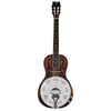 ORTEGA Americana Series Resonator Guitar 6 String - Whiskey Burst Matte / Chrome HW