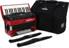 Hohner BRAVO III 96, SILENTKEY, RED