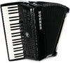 Hohner BRAVO III 120,SILENTKEY, BLACK