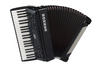 Hohner BRAVO III 120,SILENTKEY, BLACK