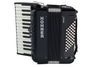 Hohner BRAVO II 48, SILENTKEY, BLACK
