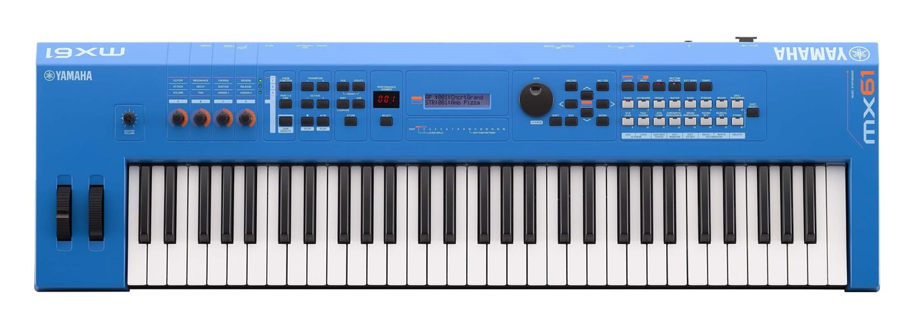 Yamaha Mx61 Synthesizer Blue