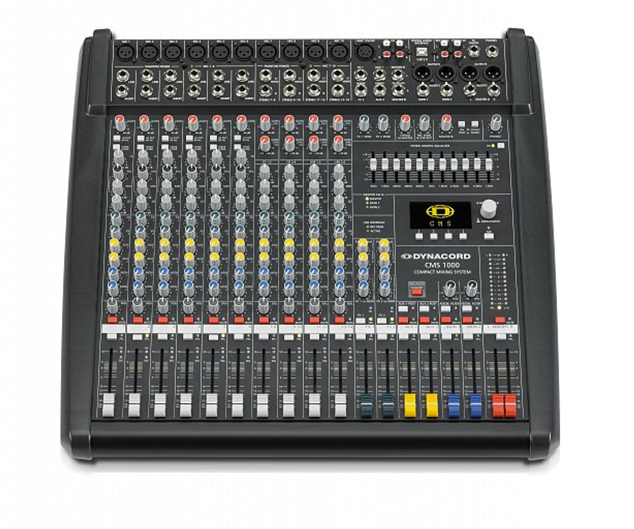Dynacord Compact Mixing System 10-Channel; 6x Mic/Line + 4x Mic/Stereo-Line