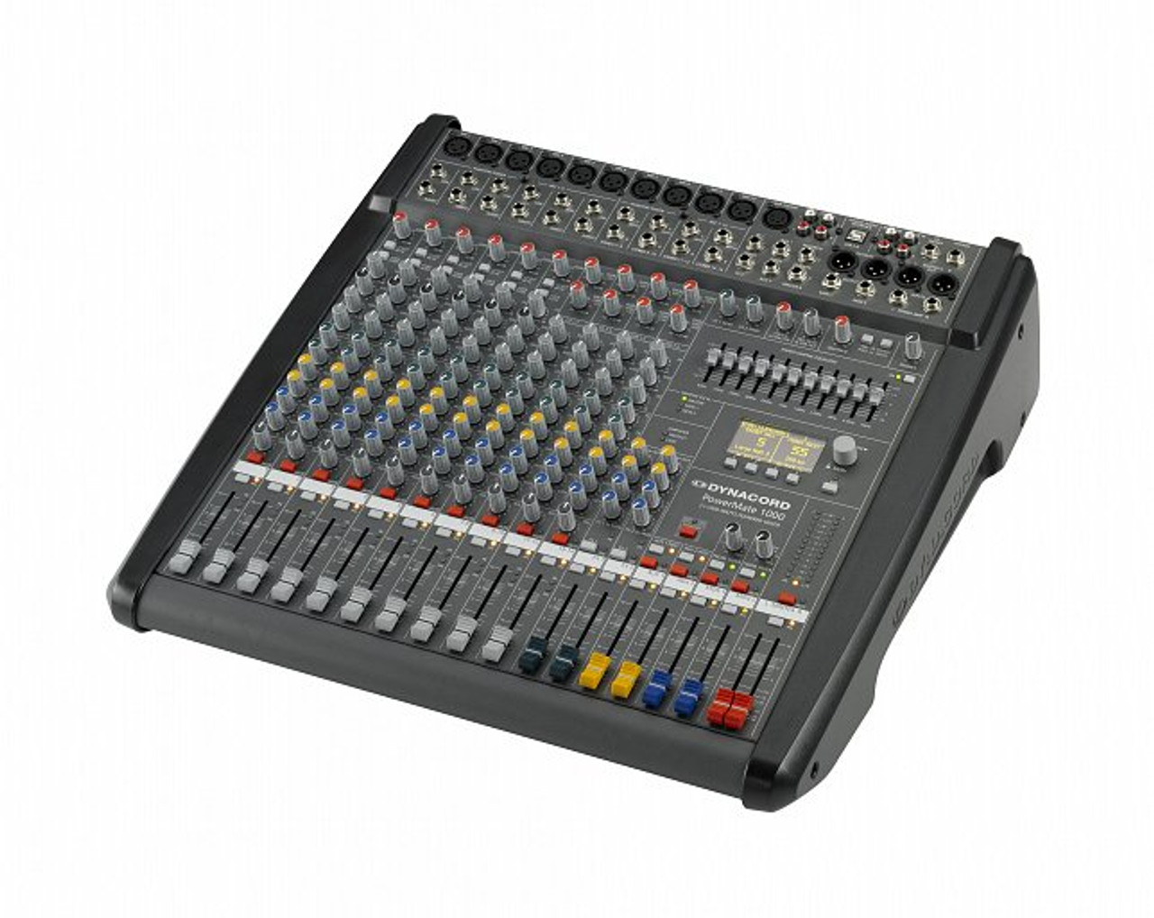 Dynacord PowerMate Compact Mixer 10-Channel; 2x 1000W Amp; 6x Mic/Line,4x Mic/Stereo-Line