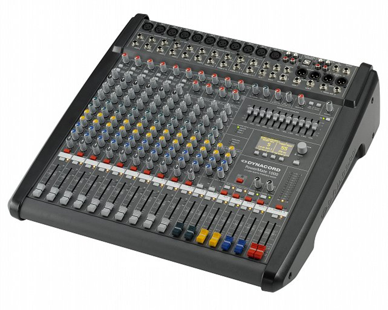Dynacord PowerMate Compact Mixer 10-Channel; 2x 1000W Amp; 6x Mic/Line,4x Mic/Stereo-Line