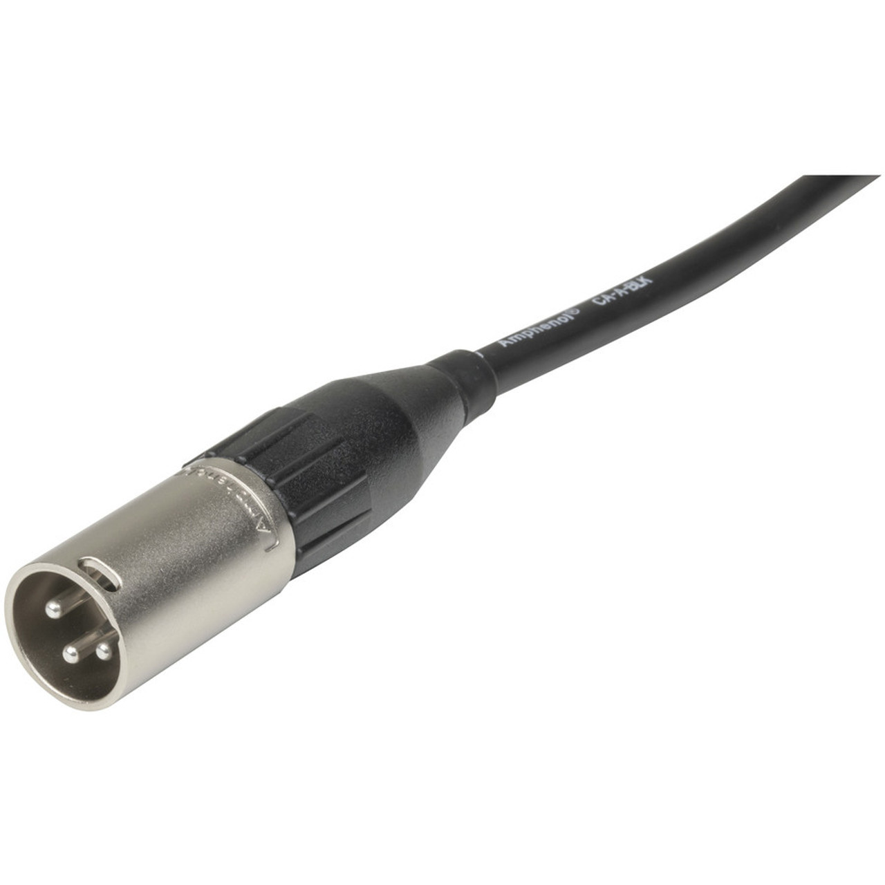 Amphenol 1m 3 Pin XLR Male To Female XLR Microphone Cable