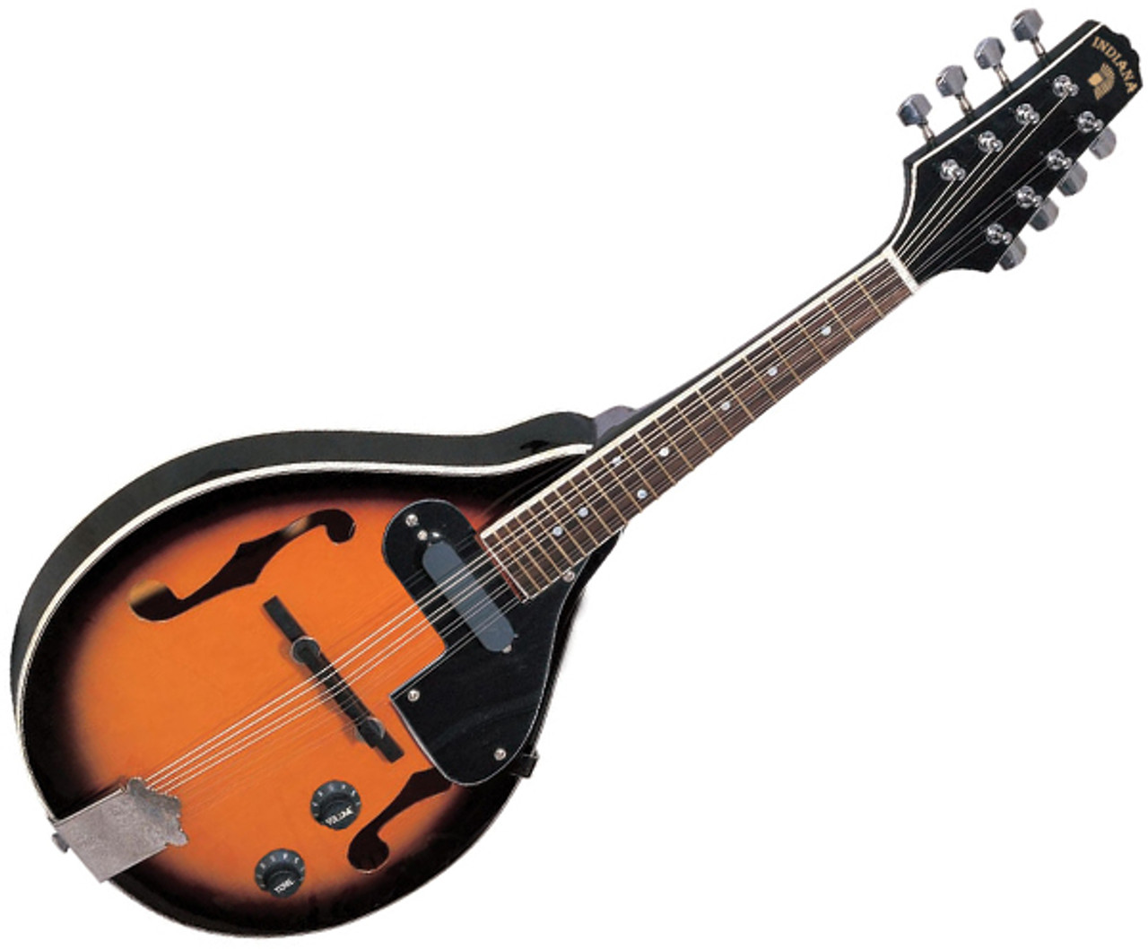 INDIANA MANDOLIN - A-STYLE W/ELECTRONIC PICKUP. F-HOLES B-M1E