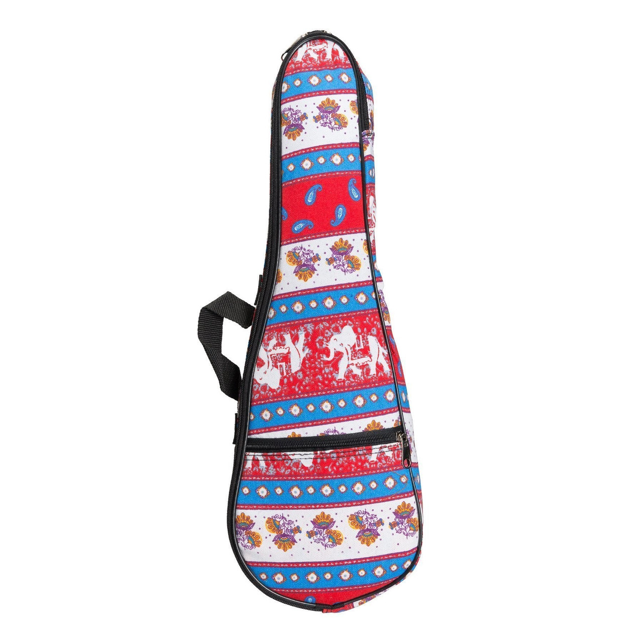 Sanchez Padded Soprano Ukulele Gig Bag (Elephants)