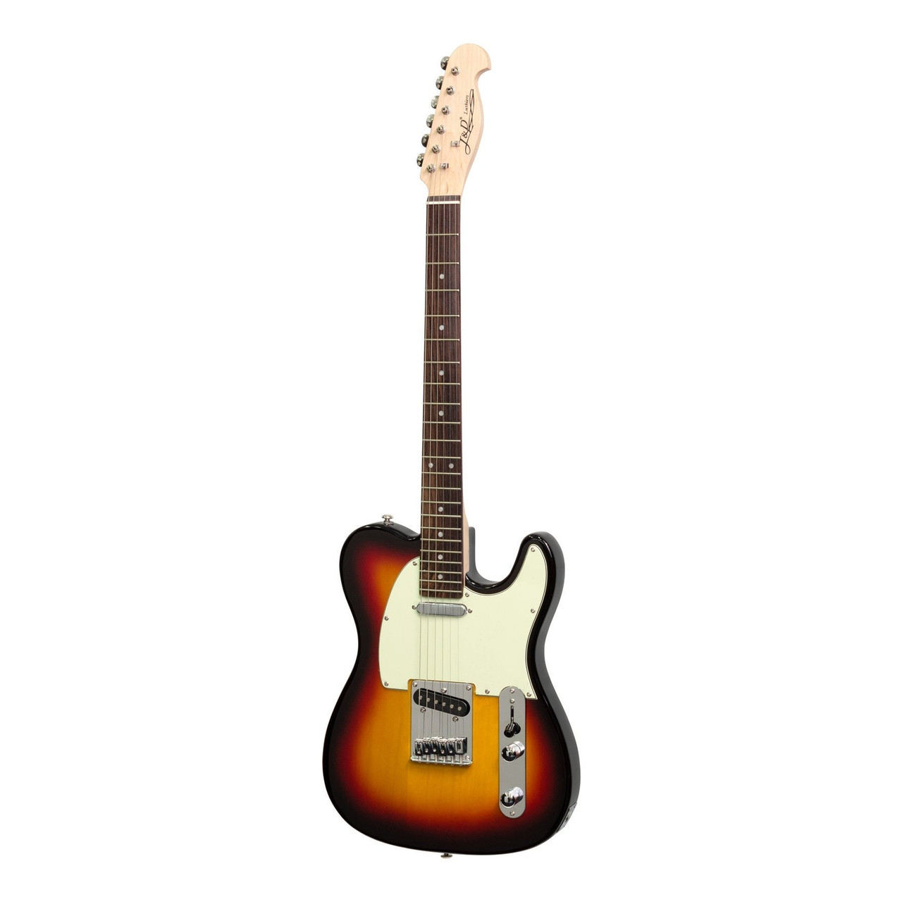 J&D Luthiers TE-Style Electric Guitar (Sunburst)
