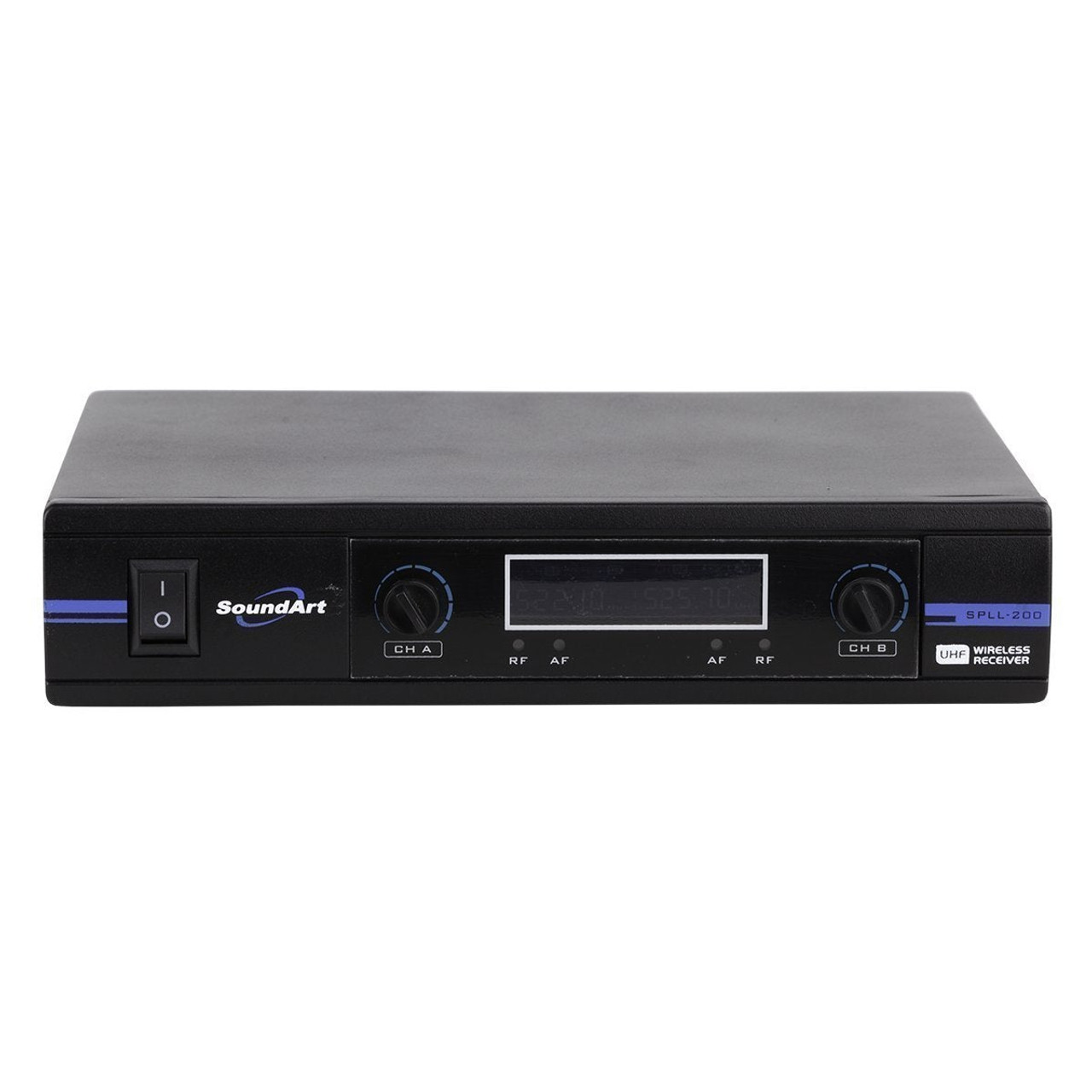 SoundArt Deluxe Dual Channel Wireless Microphone System with 2 x Handheld Mics