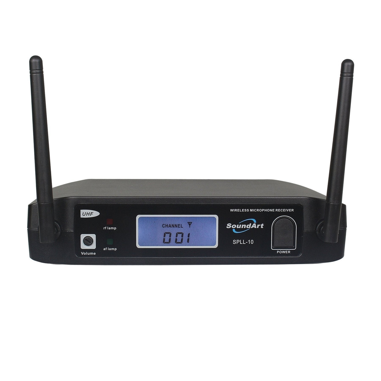 SoundArt Single Channel UHF Wireless Microphone System with Lapel and Headset Mics