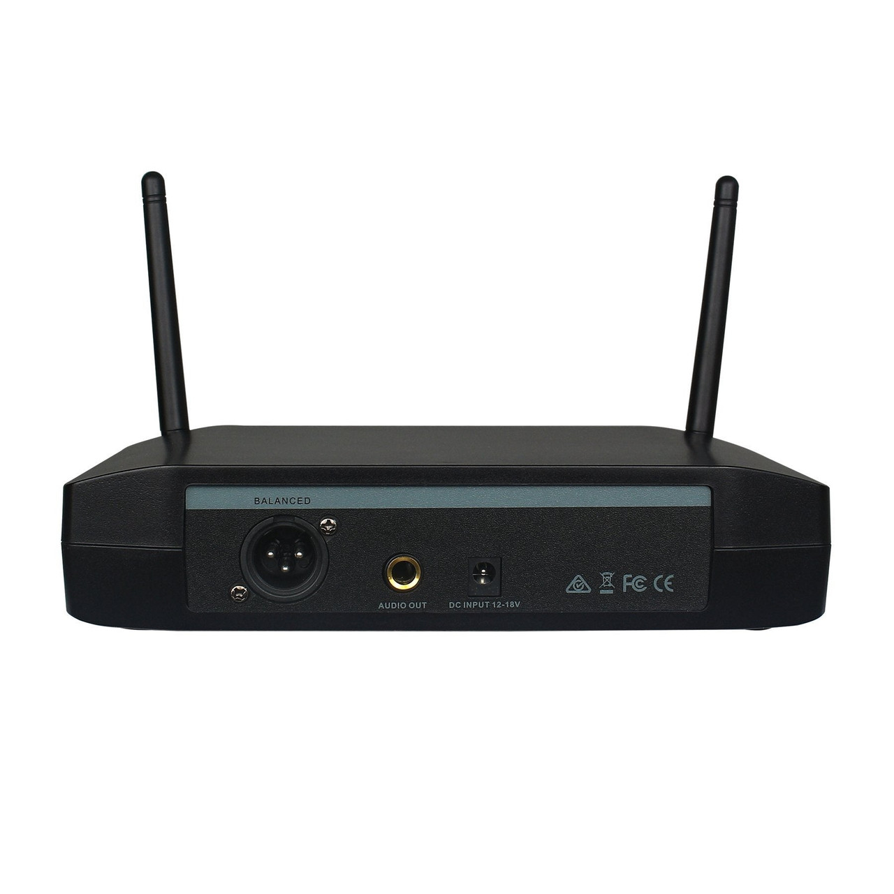 SoundArt Single Channel UHF Wireless Microphone System with Lapel and Headset Mics
