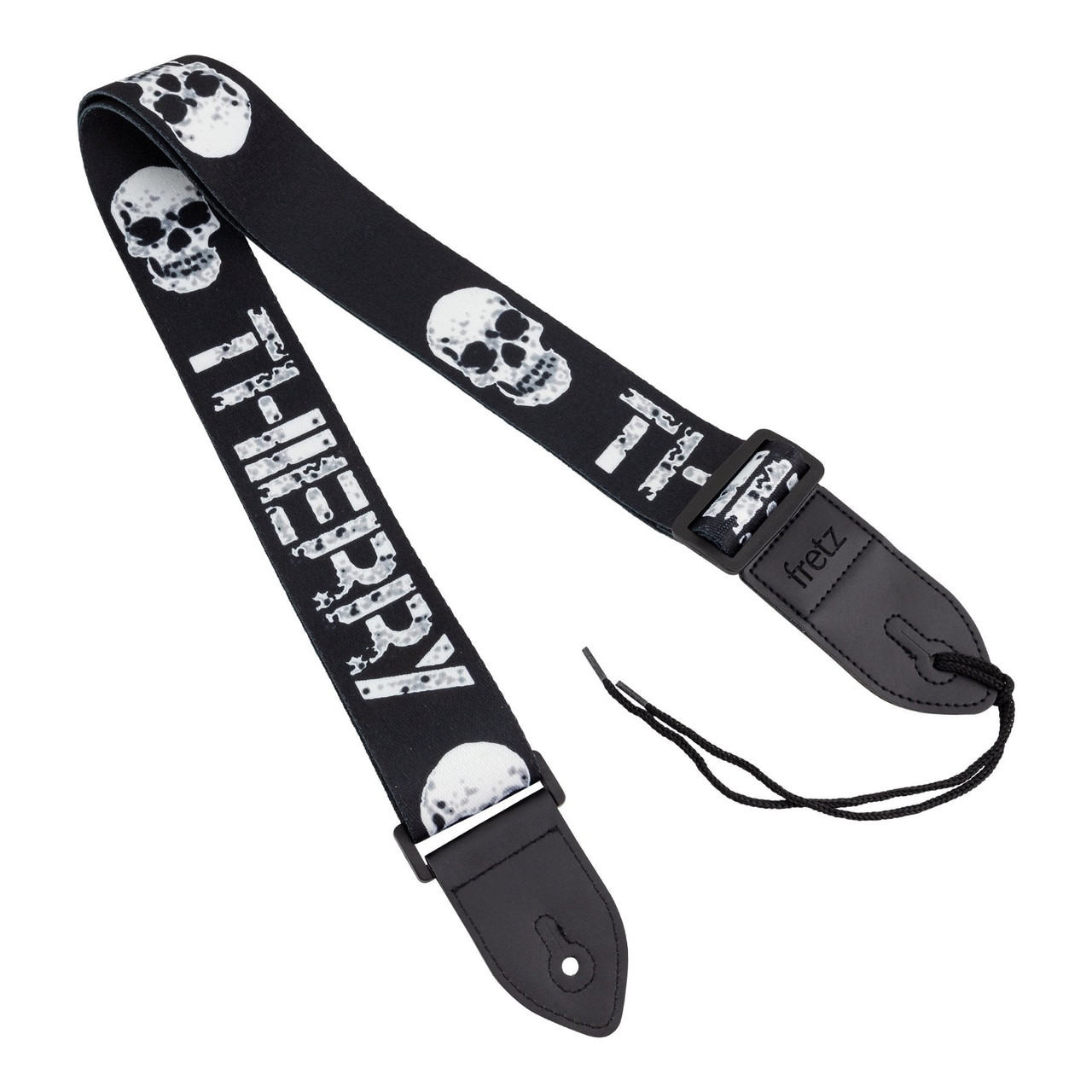 Fretz Printed Cotton Guitar Strap (Skull & Noise)