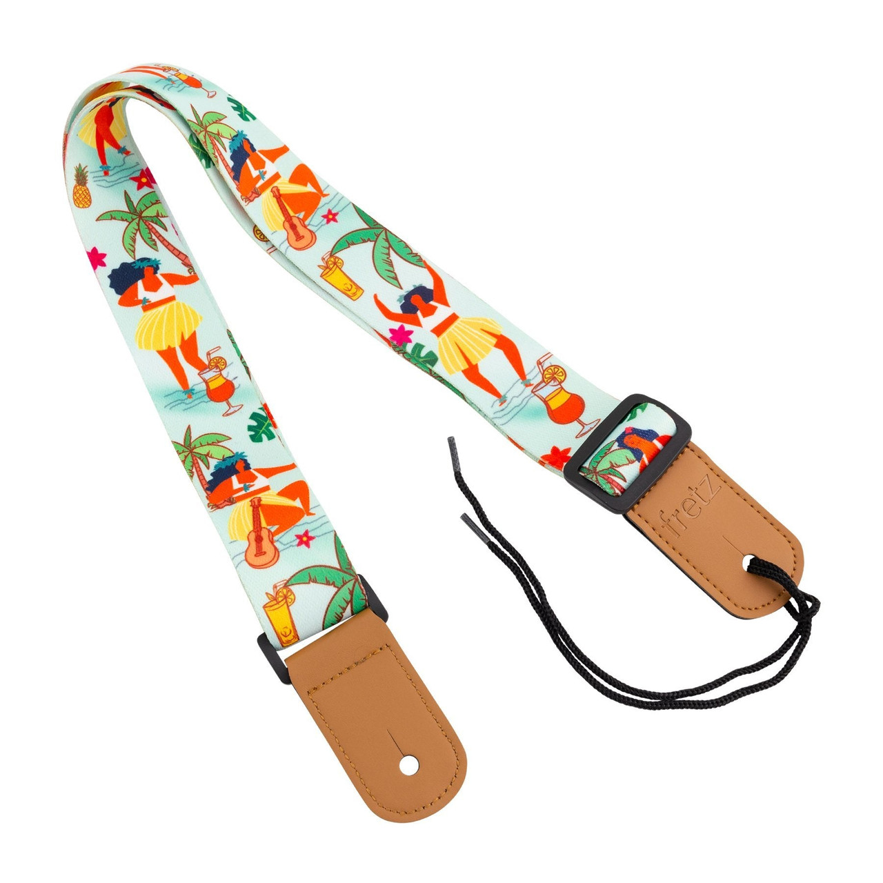 Fretz Hawaiian Style Ukulele Strap (Hula Girl)