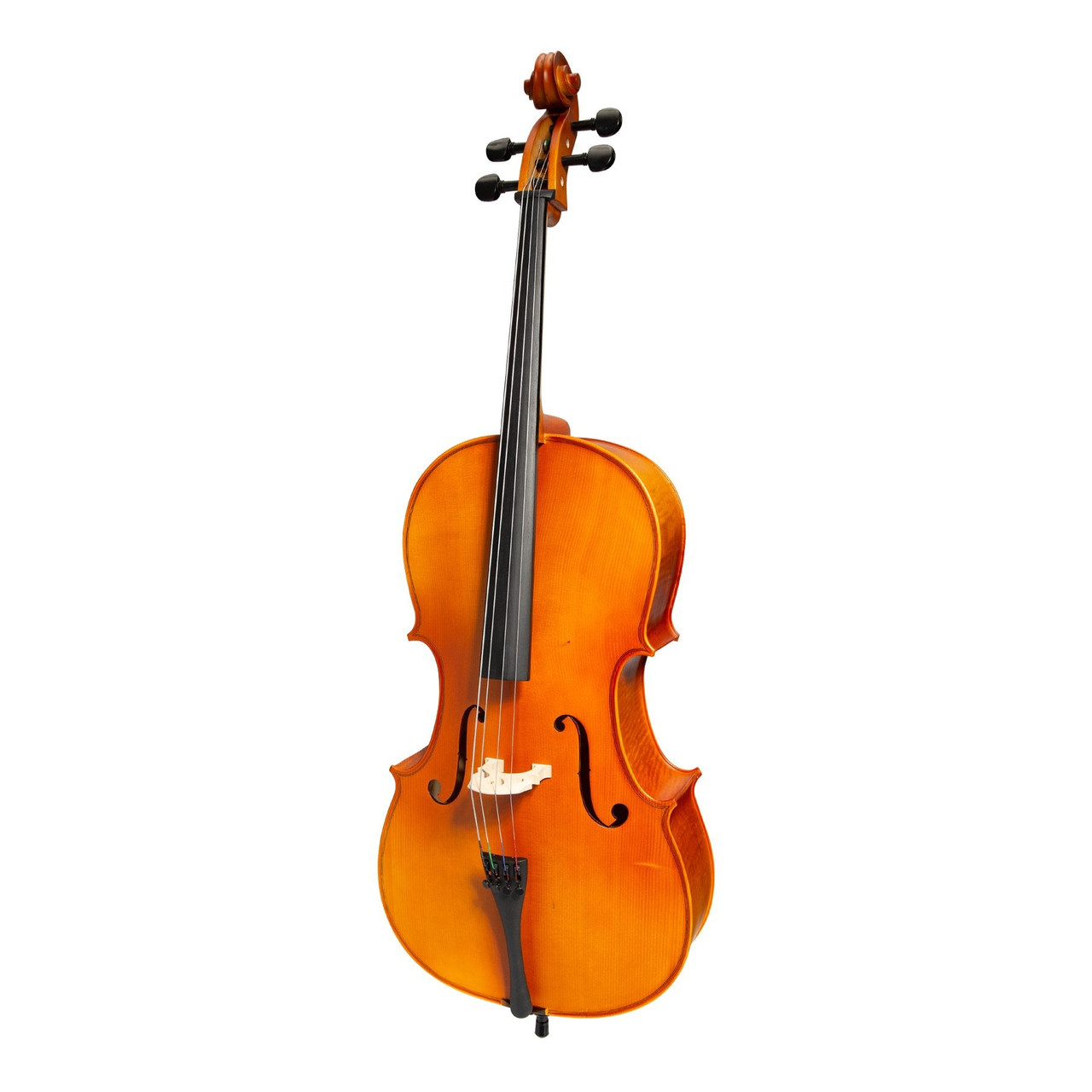 Steinhoff 1/2 Size Solid Top Student Cello Set (Natural Satin)