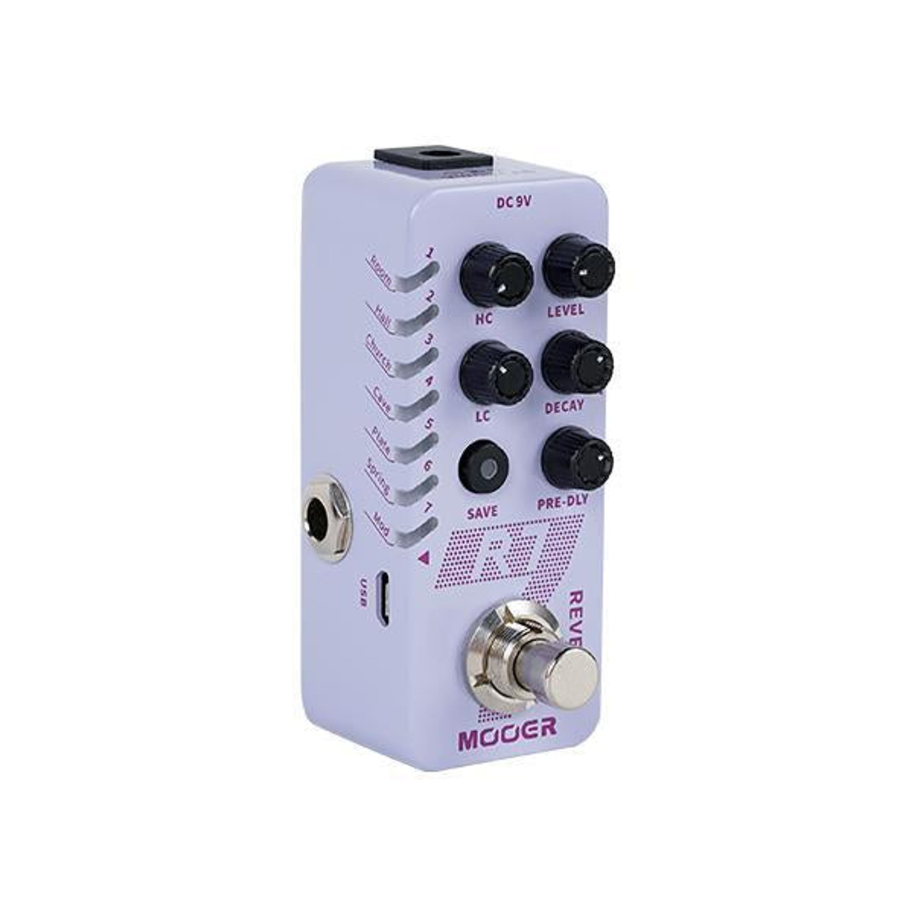 Pedal　Mooer　Modverb　Audio　Micro　Effects　Guitar　Modulation　Reverb　ギター