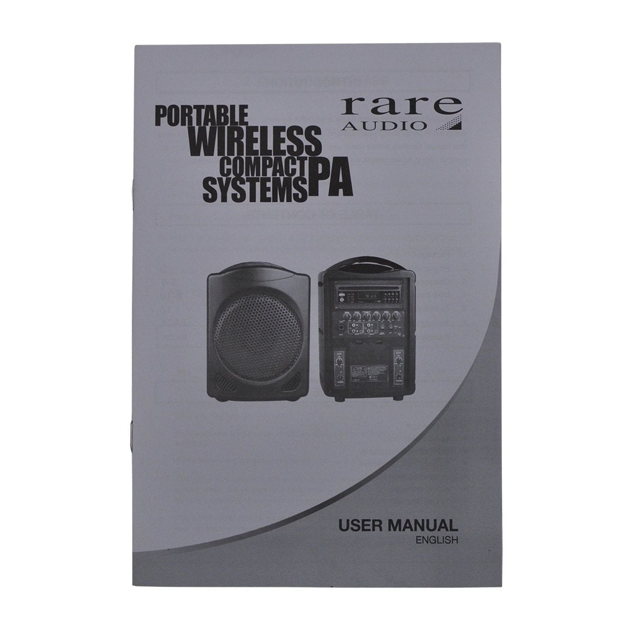 Rare Audio 40 Watt Rechargeable Wireless PA System with DVD Player
