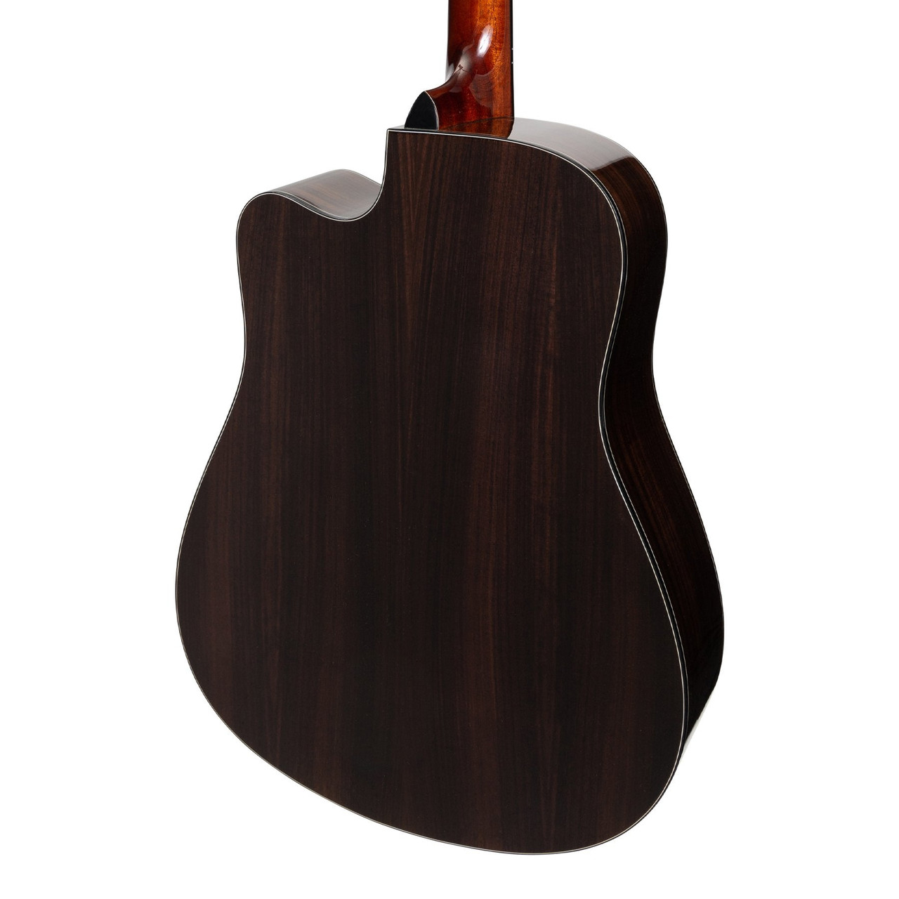 Saga DS20 Solid Spruce Top Acoustic-Electric Dreadnought Cutaway Guitar (Natural Gloss)