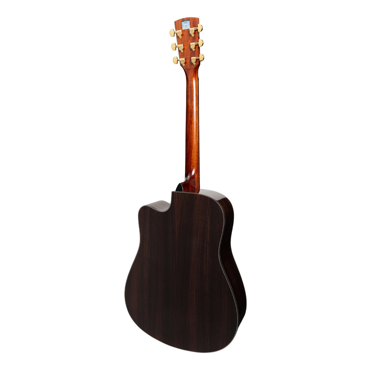 Saga DS20 Solid Spruce Top Acoustic-Electric Dreadnought Cutaway Guitar (Natural Gloss)