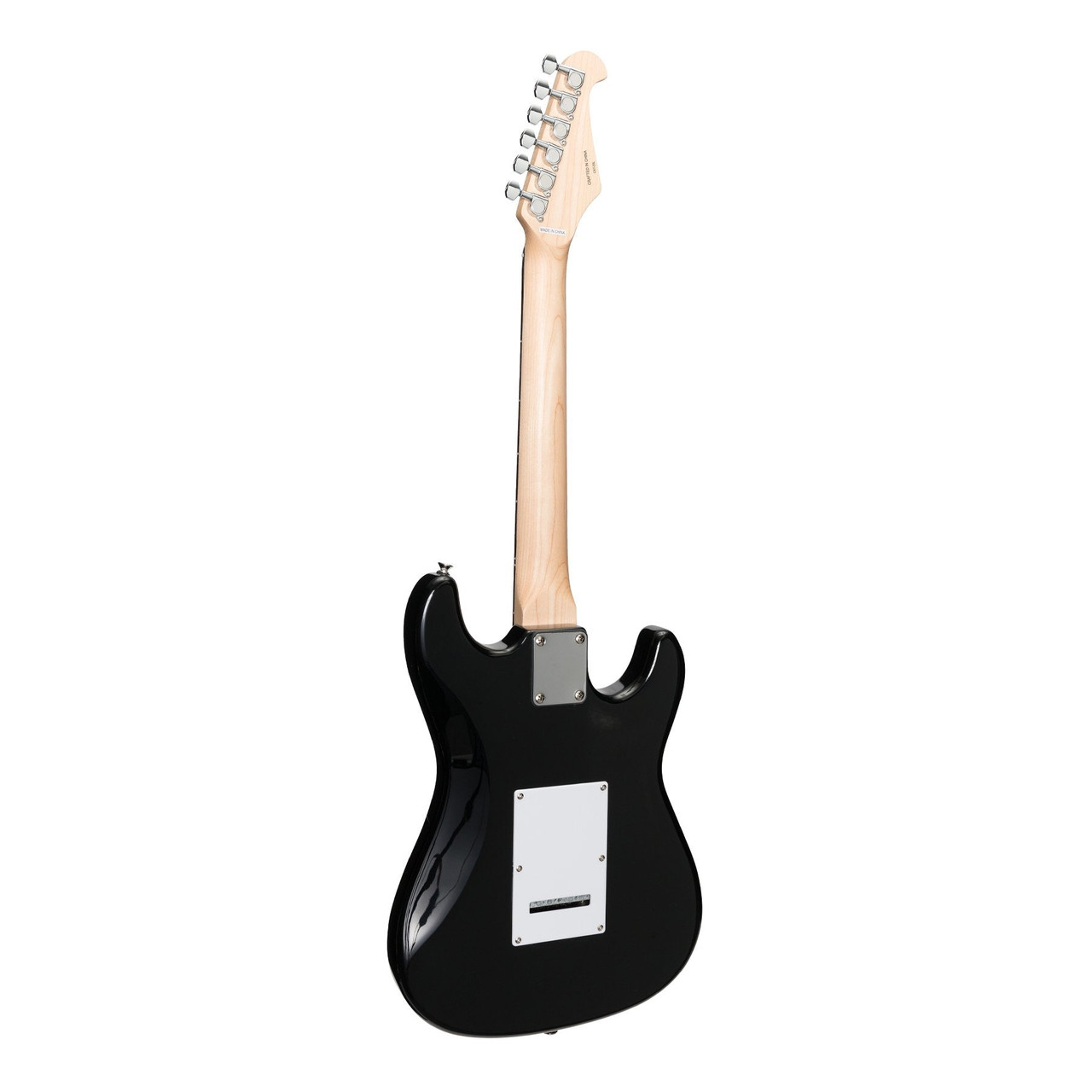 Casino ST-Style Left Handed Short-Scale Electric Guitar and 10 Watt Amplifier Pack (Black)