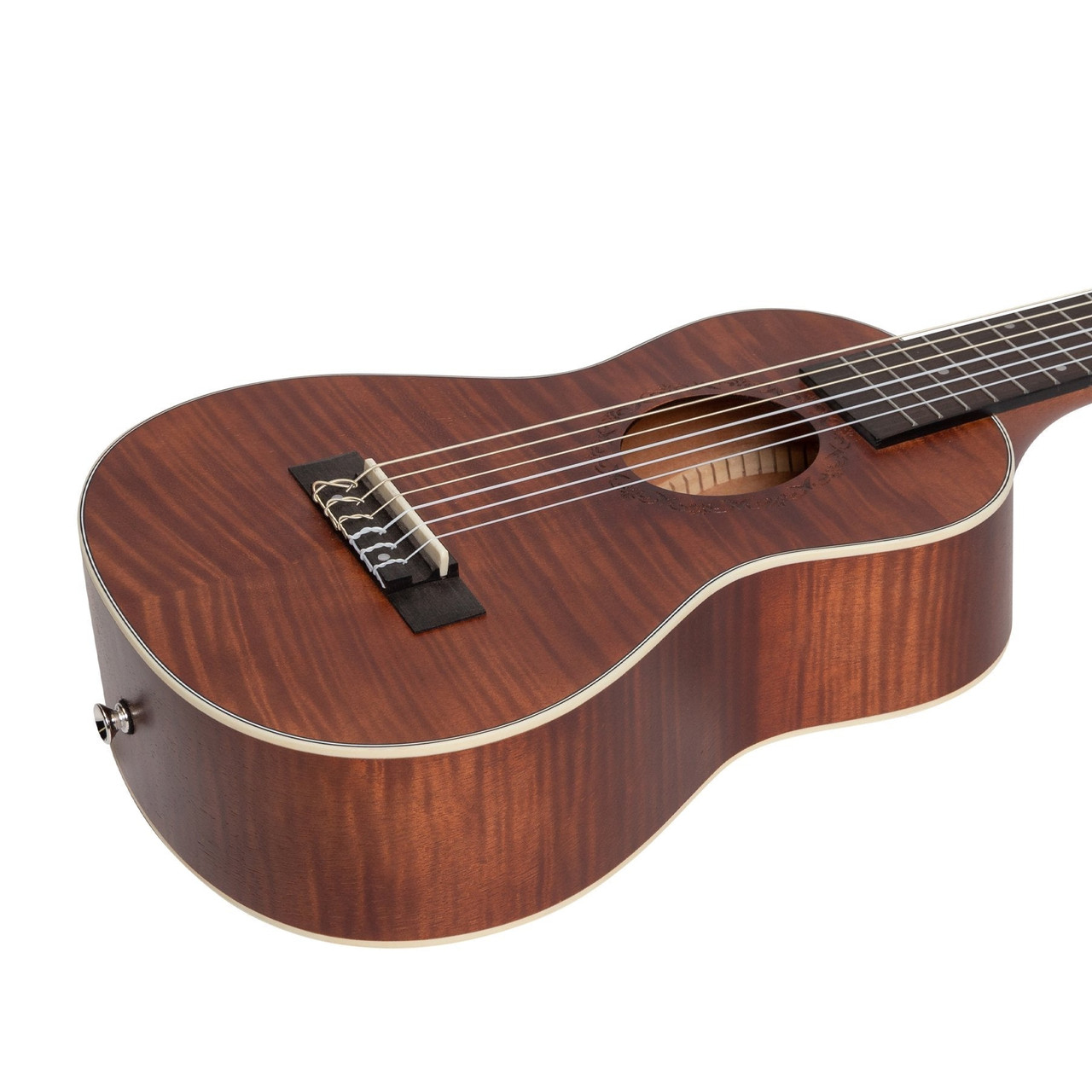 Mojo Quilted Maple 30" Guitarulele with Gig Bag (Natural Stain)