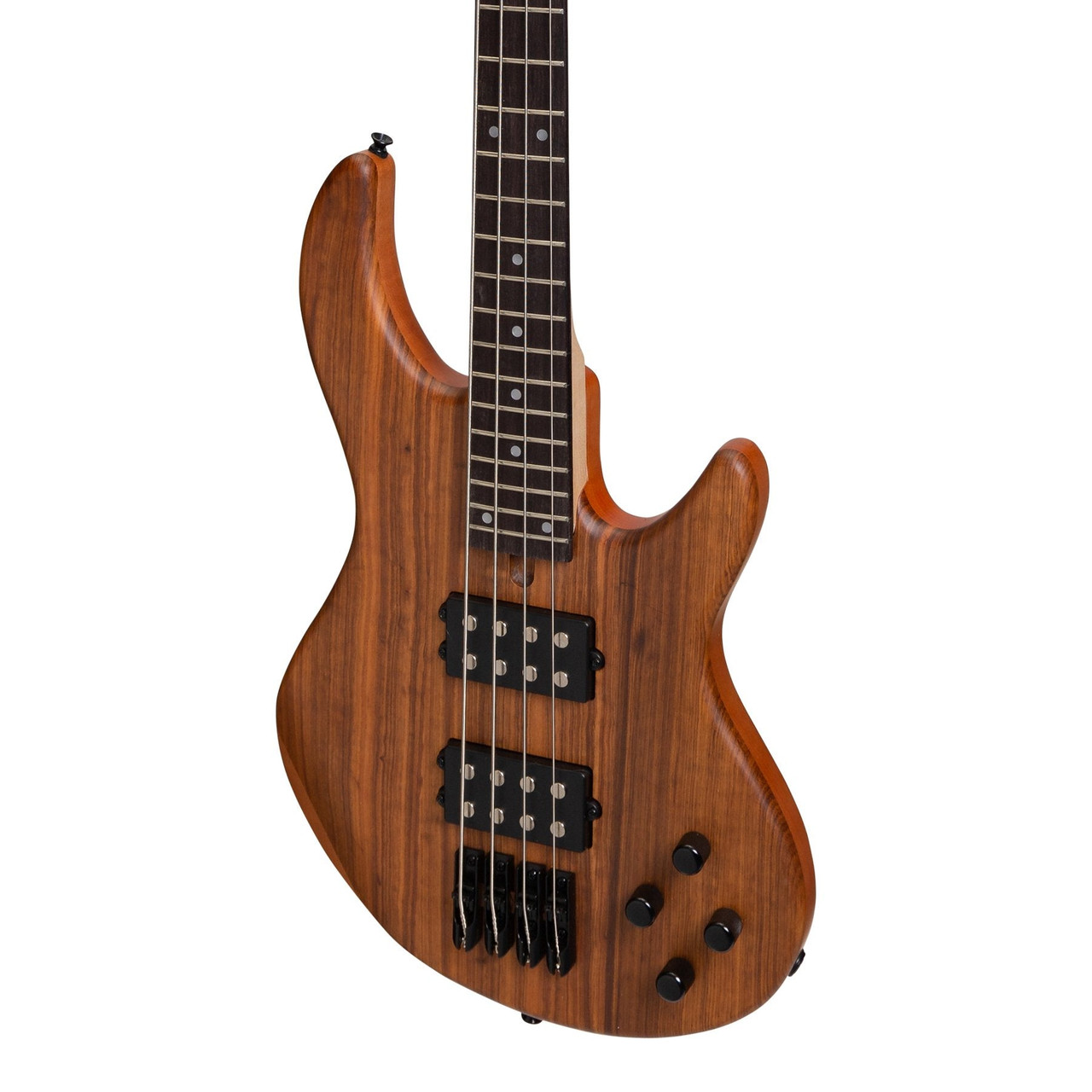 Tokai 'Legacy Series' Mahogany & Zebrano T-Style Contemporary Electric Bass Guitar (Natural Satin)