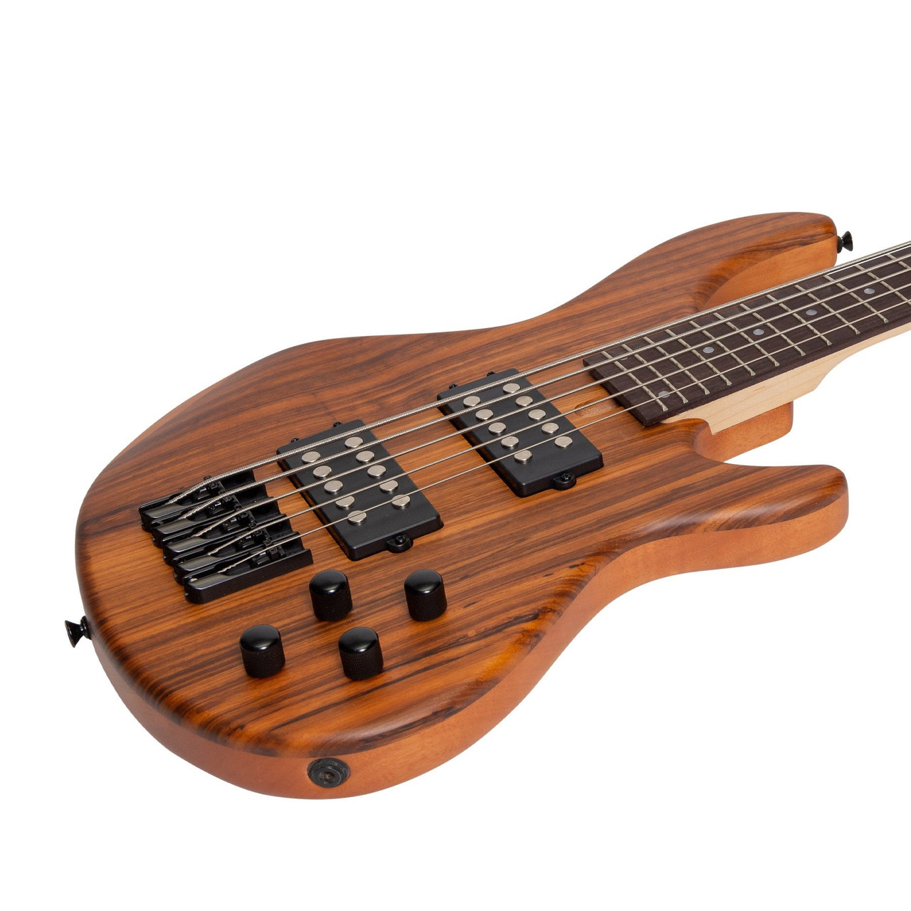 Tokai 'Legacy Series' 5-String Mahogany & Zebrano T-Style Contemporary Electric Bass Guitar (Natural Satin)