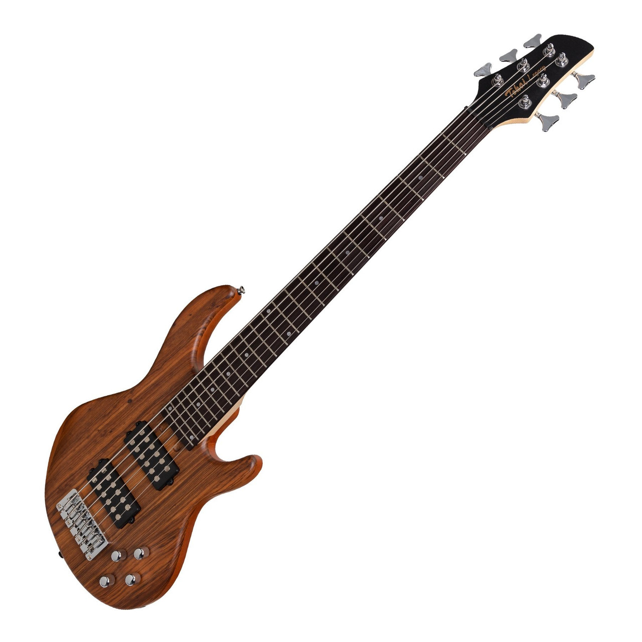 Tokai 'Legacy Series' 6-String Mahogany & Zebrano T-Style Contemporary Electric Bass Guitar (Natural Satin)