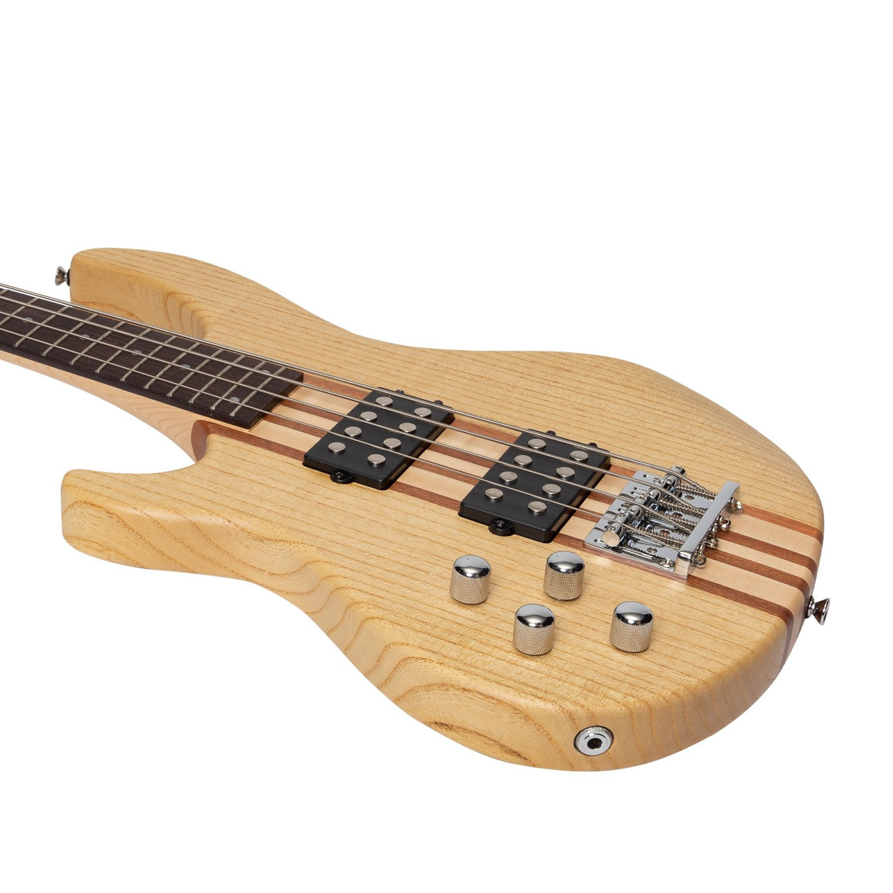 Tokai 'Legacy Series' Left Handed Ash Neck-Through Contemporary Electric Bass Guitar (Natural Satin)