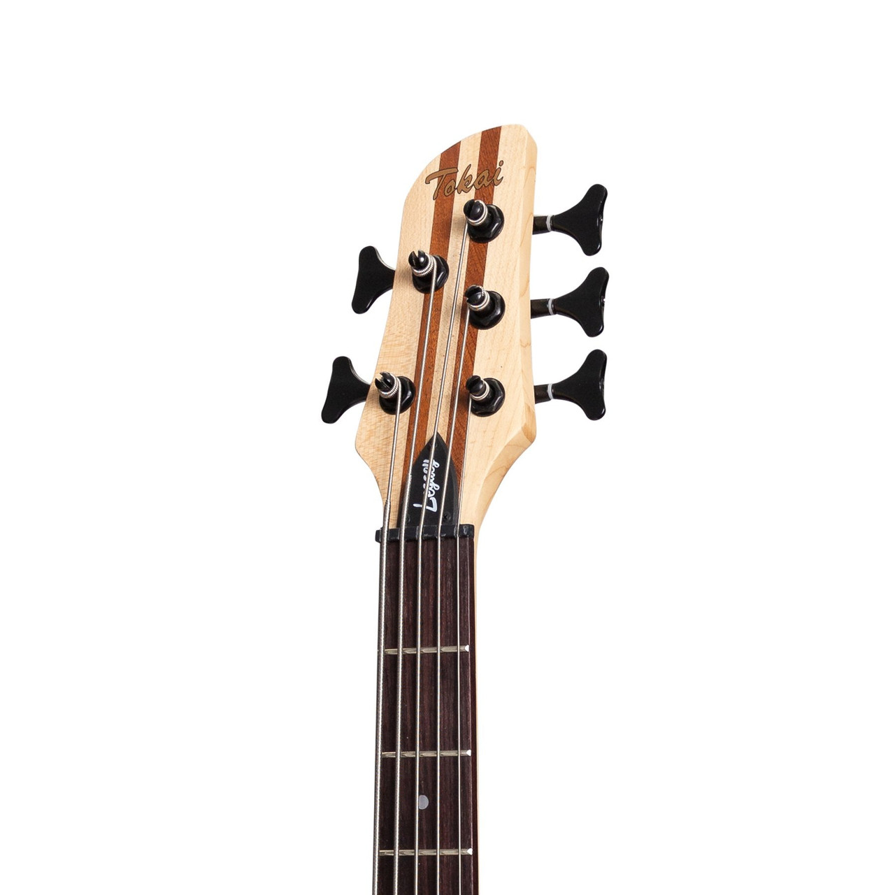 Tokai 'Legacy Series' 5-String Ash & Zebrano Neck-Through Contemporary Electric Bass Guitar (Natural Satin)