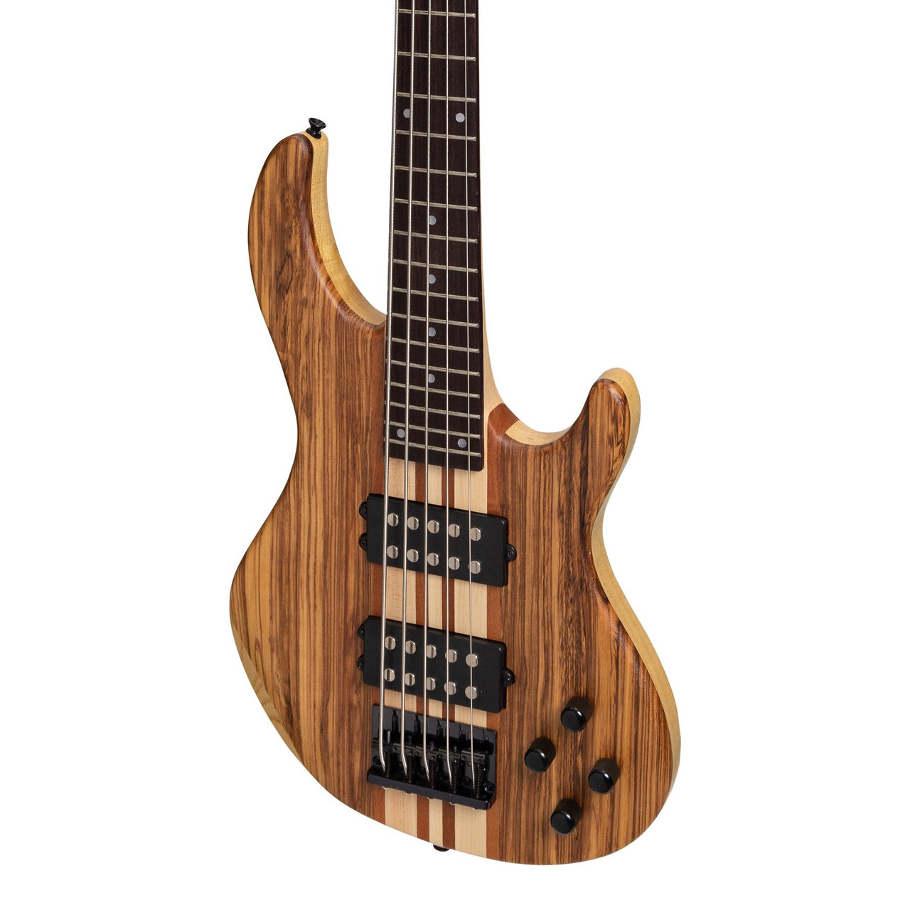 Tokai 'Legacy Series' 5-String Ash & Zebrano Neck-Through Contemporary Electric Bass Guitar (Natural Satin)