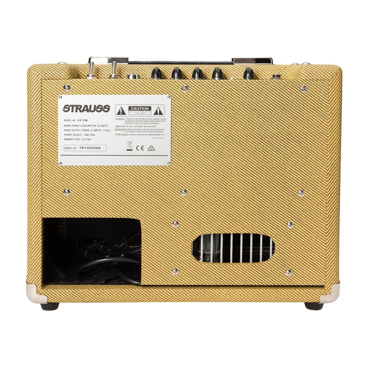 Strauss SVT-10 10 Watt Combo Valve Amplifier (Tweed) Strauss SVT-10 10 Watt Combo Valve Amplifier (Tweed)