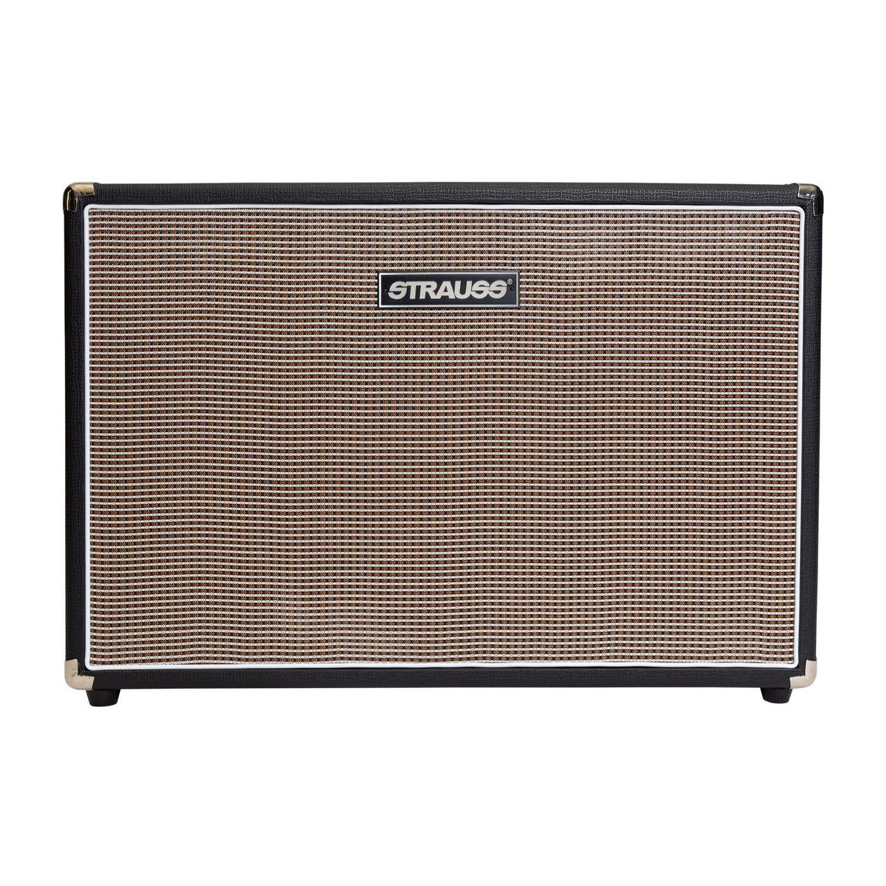 Strauss 2x12 100 Watt Open Back Speaker Cabinet (Black)