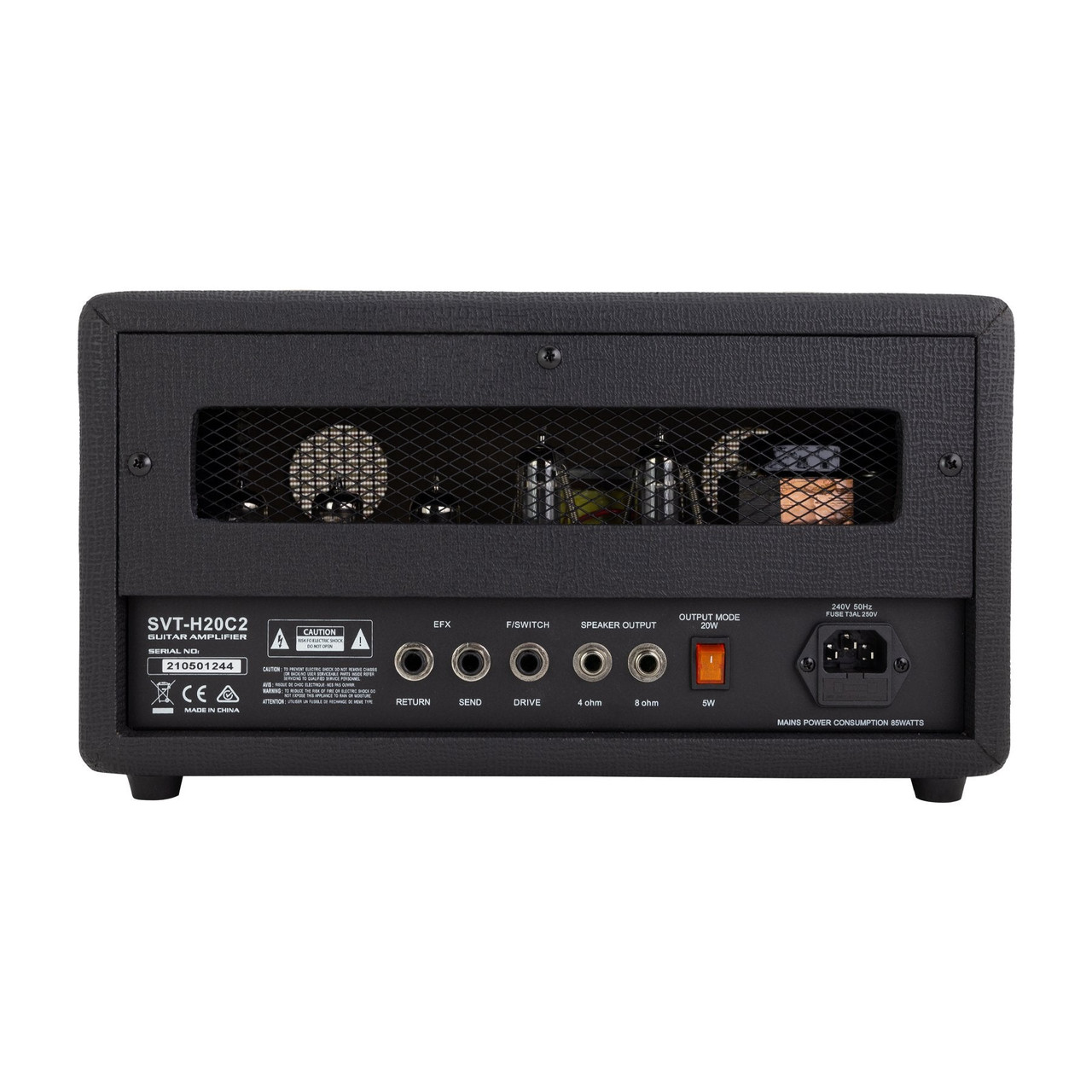 Strauss SVT-H20C2 20/5 Watt Valve Twin Channel Amplifier Head (Black) Strauss SVT-H20C2 20/5 Watt Valve Twin Channel Amplifier Head (Black)