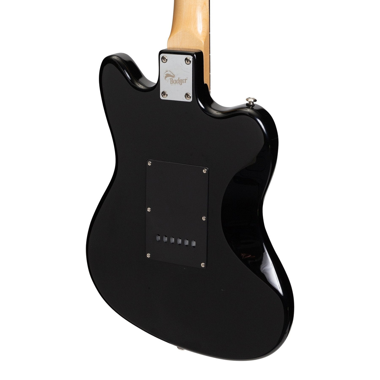 Badger Reverse Offset Electric Guitar (Black)