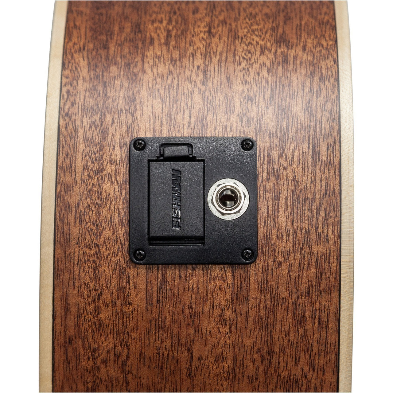 Timberidge '1 Series' Left Handed Spruce Solid Top Acoustic-Electric Small Body Cutaway Guitar (Natural Satin)
